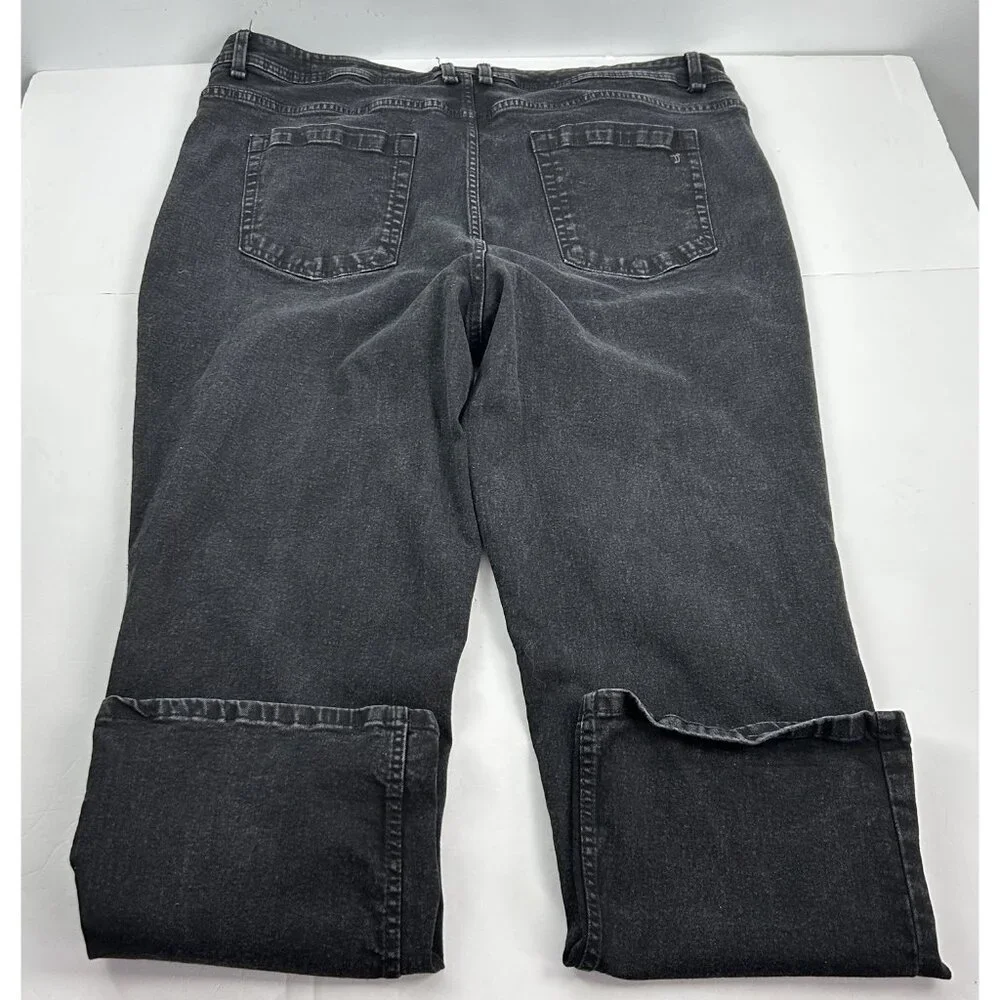 The Perfect Jean NYC Mens 42x30 (x28) Black Thick Thicc Cotton Stretch Flex